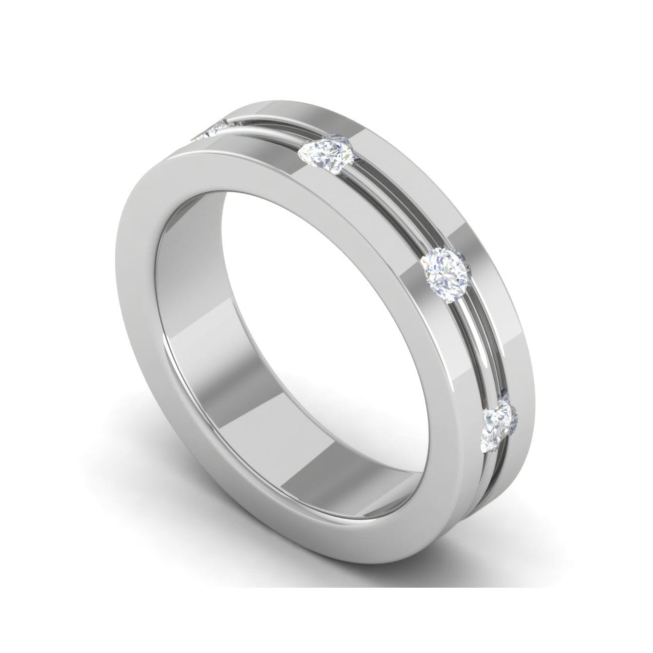 Buy TANISHQ 950 Platinum Diamond Ring 16.40 mm Online - Best Price TANISHQ  950 Platinum Diamond Ring 16.40 mm - Justdial Shop Online.